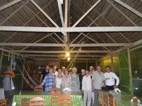 Reisegruppe in der Amazonas-Lodge