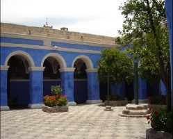 Kolonialer Innenhof in Arequipa
