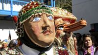Karnevalsfigur in Cusco