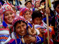 Schuljungen aus Cusco
