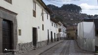 Cusco, Stra&szlig;e in San Blas
