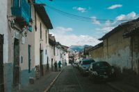 Stra&szlig;enszene in Cusco