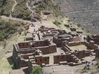 Inka-Bergfeste in Pisaq