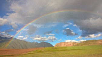 Regenbogen &uuml;ber dem Heiligen Tal