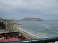 Blick vom Larcomar in Miraflores auf den Pazifik