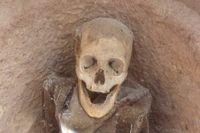 Freundliche Mumie in Chauchilla