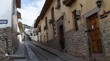 Stra&szlig;e in San Blas, Cusco