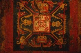 Wandfries im Mondtempel Wandfries im Mondtempel