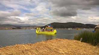 Schilfboot der Uros